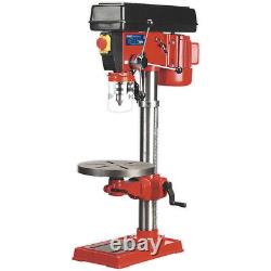 16-Speed Bench Pillar Drill 550W Motor 960mm Height Safety Release Switch