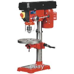 5-Speed Bench Pillar Drill 370W Motor 750mm Height Safety Release Switch