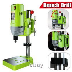 5 Speed Rotary Pillar Drill 13mm Chuck 710W Motor Press Bench Drilling Stand UK