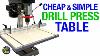 50 60 Drill Press Table U0026 Fence Upgrade Video 505