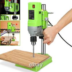 710W Pillar Drill Press Bench 5 Speed Top Mounted Drilling Machine Stand UK Plug