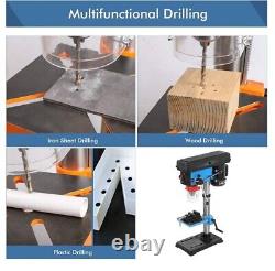 Bench Drill Press New Heavy Duty 550W Rotary 16Mm Pillar 9 Speed Press Drilling