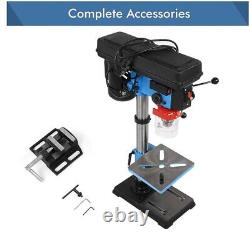 Bench Drill Press New Heavy Duty 550W Rotary 16Mm Pillar 9 Speed Press Drilling