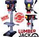 Lumberjack Bench Top 12 Speed Pillar Drill Press Cast Table 16 Mm Chuck 230v