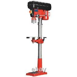 Pillar Drill Floor Variable Speed 1630mm Height 650with230v From Sealey