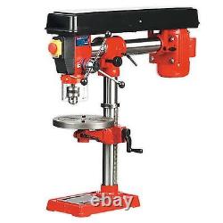 Radial Pillar Drill Bench Heavy Duty 550W 16mm Chuck 5 Speed Drilling