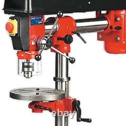 Radial Pillar Drill Bench Heavy Duty 550W 16mm Chuck 5 Speed Drilling