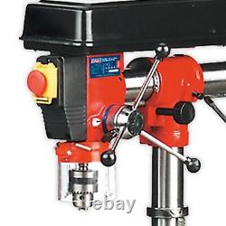 Radial Pillar Drill Bench Heavy Duty 550W 16mm Chuck 5 Speed Drilling