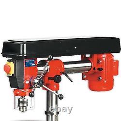 Radial Pillar Drill Bench Heavy Duty 550W 16mm Chuck 5 Speed Drilling