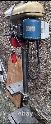 Rare Fobco Star 1/2 Cap 3 Phase 4 Speed Pillar Drill Floor Stand Fully Working