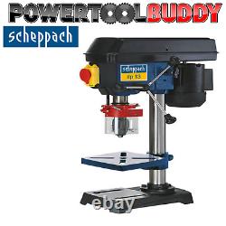 Scheppach DP13 Bench Top 5 Speed Pillar Drill Press 350w 13mm Keyless Chuck 240v