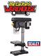 Sealey Pdm155b Pillar Drill Bench Mounting 16-speed 1050mm Height 230v