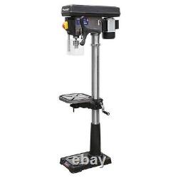 Sealey Pillar Drill Floor 16-Speed 1610mm Height 230V Garage Workshop DIY