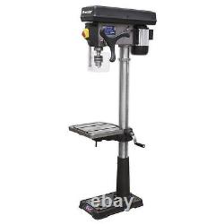 Sealey Pillar Drill Floor 16-Speed 1635mm Tall 230V Floor Standing Pillar Drill