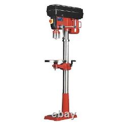 Sealey Pillar Drill Floor Variable Speed 1630mm Tall 650With230V Floor Standing