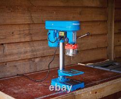 Silverline 350w Drill Press 5 Speed Belt Drive Pillar Bench Table 0-50mm Gauge