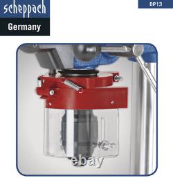 Perceuse à colonne Scheppach DP13 avec établi, 5 vitesses, 350W, mandrin sans clé de 13mm, 240v