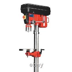 Perceuse à colonne à vitesse variable pour sol, hauteur de 1630 mm, 650 W, 230 V, de Sealey.