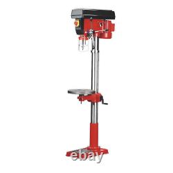 Perceuse à colonne ajustable Sealey GDM200F sur pied 16 vitesses, hauteur de 1630mm, 650W 230V