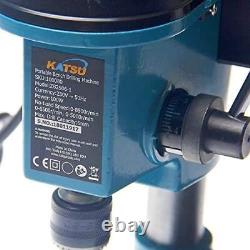 Support de presse à colonne KATSU Mini Bench Drill 100W avec vitesse entièrement réglable + 6mm